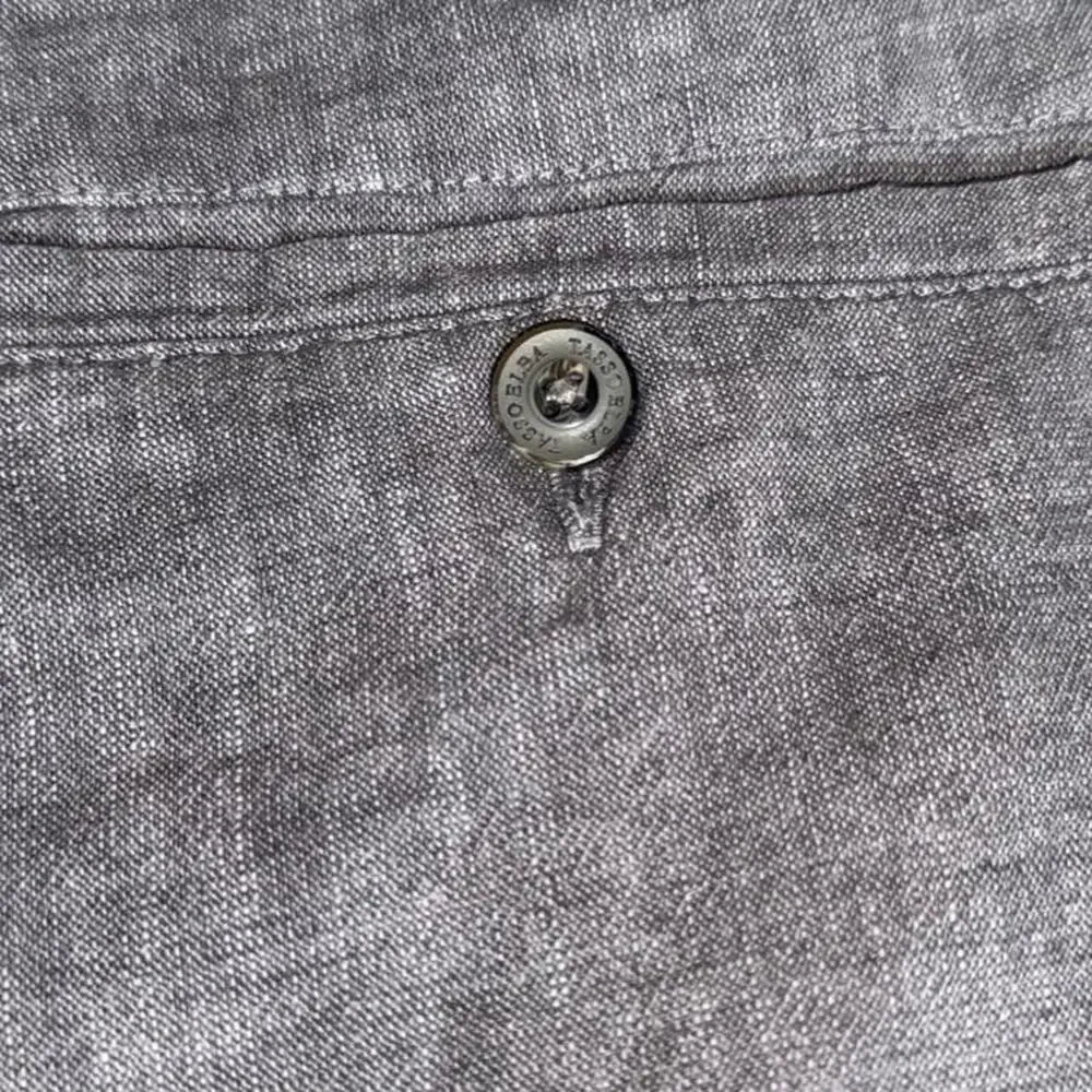 Tasso Elba Linen Blend Gray Summer Trousers Men’s XL Coastal Preppy Wedding
